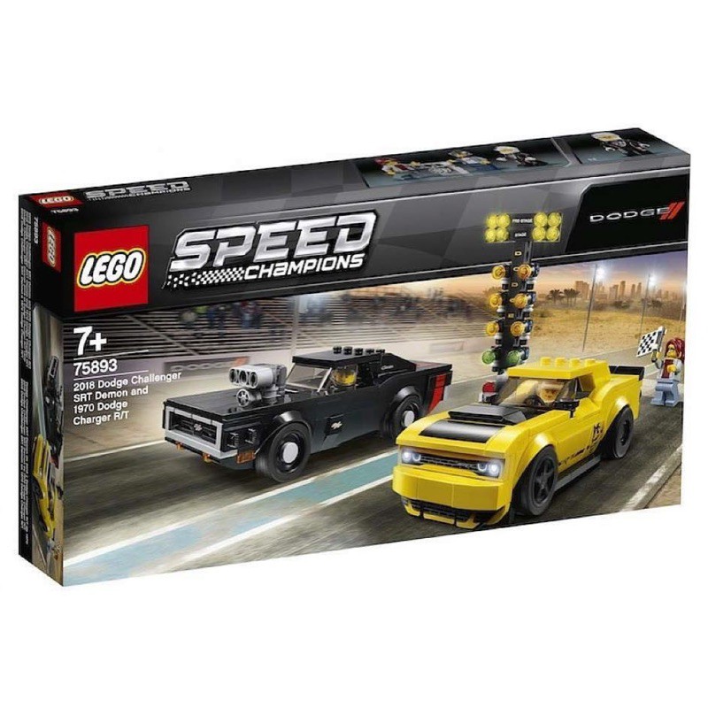 【台南 益童趣】LEGO 75893 賽車系列 2018道奇挑戰者SRT Demon 與 1970道奇挑戰者R/T