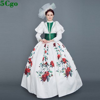 5Cgo 含稅新款歐洲古典復古歐式禮服宮廷裙舞臺寫真團體聚會表演走秀女宮廷舞裙 t641101355802