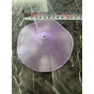 ~風鈴DIY~11公分透明粉波浪風鈴蓋