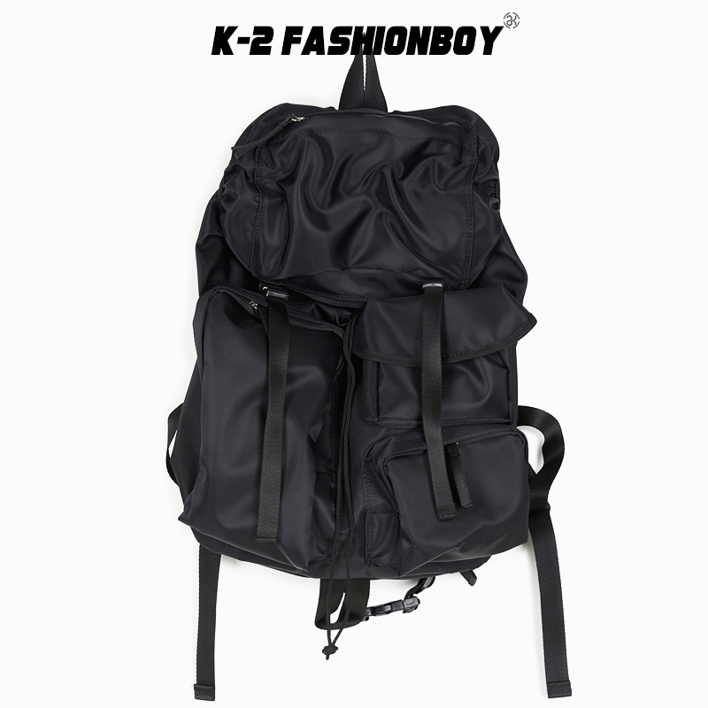 【K-2】韓國 Raucohouse 潮流 後背包 多功能 機能 大容量 登山 戰術 背包 包 多口袋 收納【KM47】