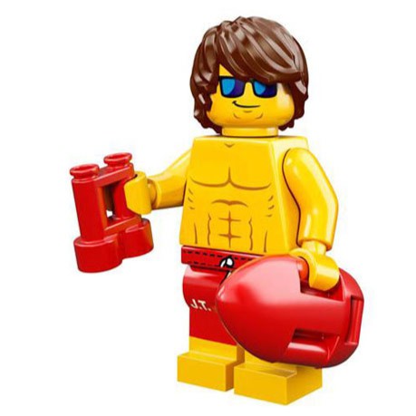 【HaoHao】LEGO 樂高 71007 12代 人偶 救生員 Lifeguard