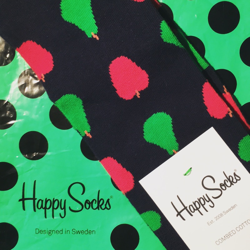 官網直購*Happy Socks 襪子* FRUIT SOCK 西洋梨🍐男襪 瑞典品牌