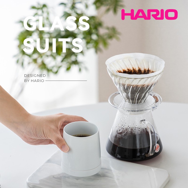 日本製🇯🇵 Hario SIMPLY V60 清透玻璃 手沖組 咖啡壺 V60濾杯 S-VGBK-02-T