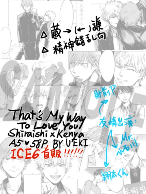 自家通販 同人誌 That S My Way To Love You 網王 白石藏之介 忍足謙也 蝦皮購物