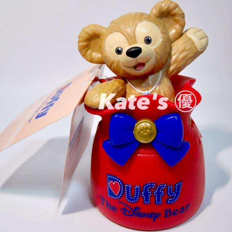 日本直送 迪士尼樂園海洋限定 DUFFY 達菲熊 蝴蝶結糖果罐 收納罐 裝飾品 全新不含糖果