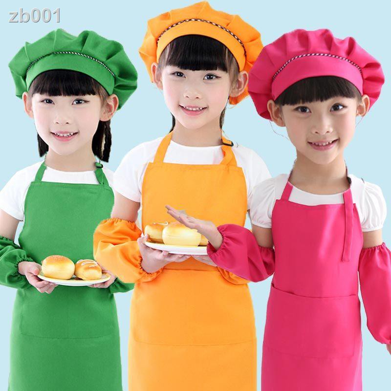 現貨實拍兒童小廚師表演服裝 幼兒園廚師職業工作服 兒童圍裙免費印刷LOGO
