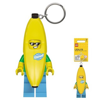 LEGO 樂高鑰匙圈 香蕉人 LED 手電筒鑰匙圈 人偶造型鑰匙圈燈 手電筒 揹包吊飾 掛飾 COCOS LG320