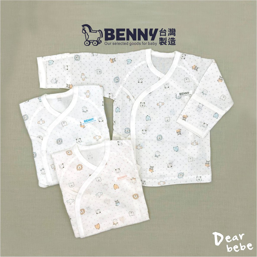 BENNY台灣製 純棉嬰兒紗布棉肚衣/ 包手紗布衣 寶寶上衣 嬰兒上衣 嬰幼兒裝 紗布衣 嬰兒肚衣 紗布衣 B99388