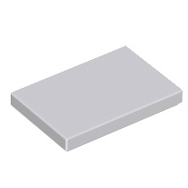 正版樂高LEGO零件(全新)-26603 6171894 平滑片 2x3 淺灰色