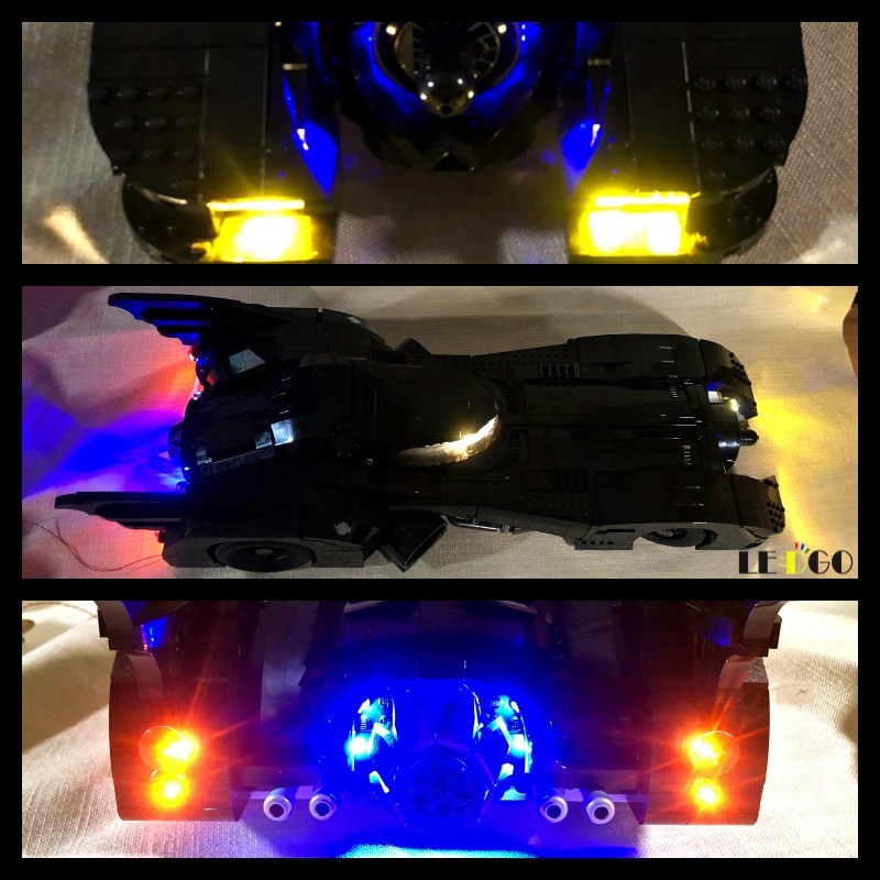 【LEDGO亮樂高】76139 蝙蝠車 專用套組 燈組 燈光 紙片燈