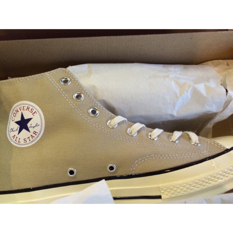 Converse Cons ALL STAR  70s 1970 高筒 帆布鞋 卡其色 us10 28.5cm
