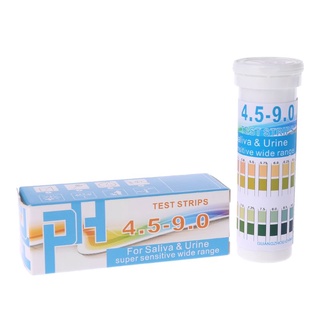 Pcf* 靈敏度 pH 試紙寬範圍 pH 4 5 - pH 9 0 用於尿液唾液