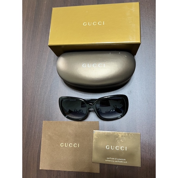 二手Gucci 女太陽眼鏡-鏡況優（附盒）
