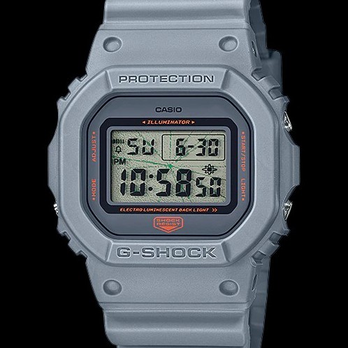 CASIO G-SHOCK 鐳射限量電子腕錶DW-5600MNT-8