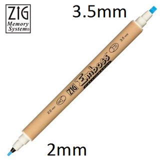 ZIG 吳竹雙頭浮雕筆 手做 DIY 日本 TSUKINEKO EMBOSS 超細 凸粉 金/銀/銅/白/透明/七彩/黑