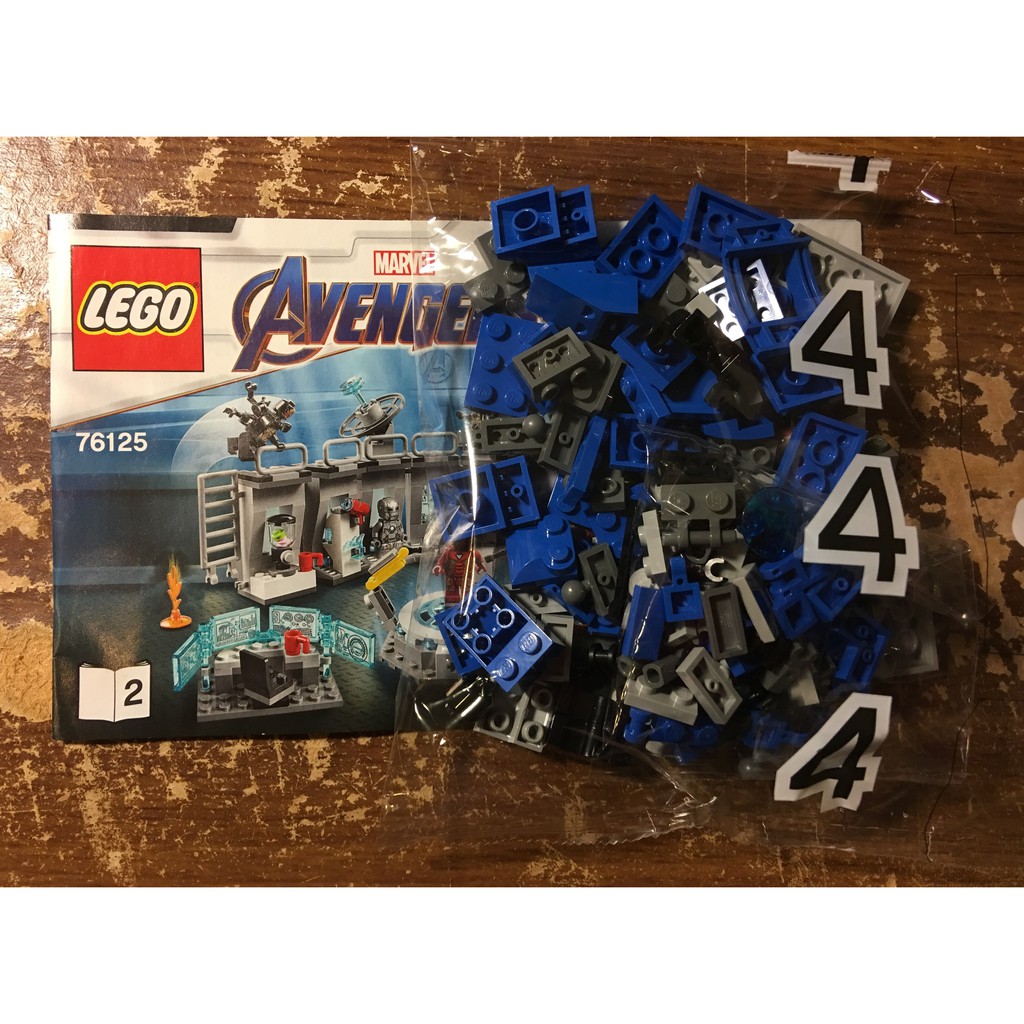 LEGO 樂高 超級英雄系列 76125 復仇者聯盟4 終局之戰 拆賣 四號包 鋼鐵人 馬克38 MK38  全新未拆