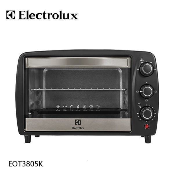 【Electrolux 伊萊克斯】瑞典15L專業級烤箱 EOT3805K ◤贈隔熱手套◢