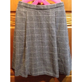 全新 吊牌未拆 Uniqlo ines idlf 羊毛混紡打折裙