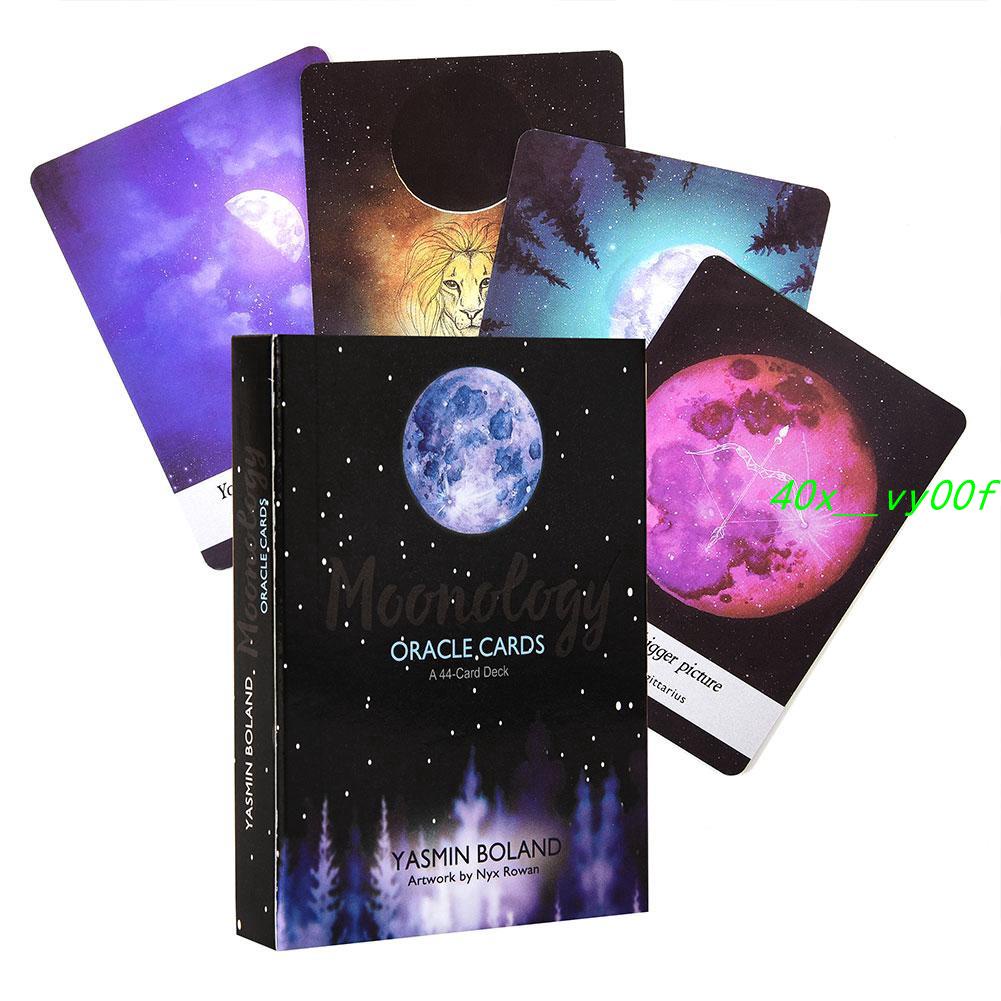 小草百貨+Moonology Oracle Cards 月相學神諭卡占卜卡牌月亮神諭卡牌遊戲 療愈卡 天使牌卡+&amp;…