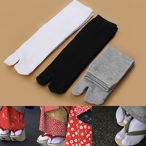 1 雙中性日本和服人字拖涼鞋分趾 Tabi Ninja Geta 襪子