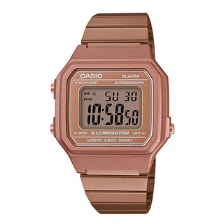 【CASIO】CASIO卡西歐 文青風 電子錶 B650WC-5A LED背光 宏崑時計 附卡西歐保固一年