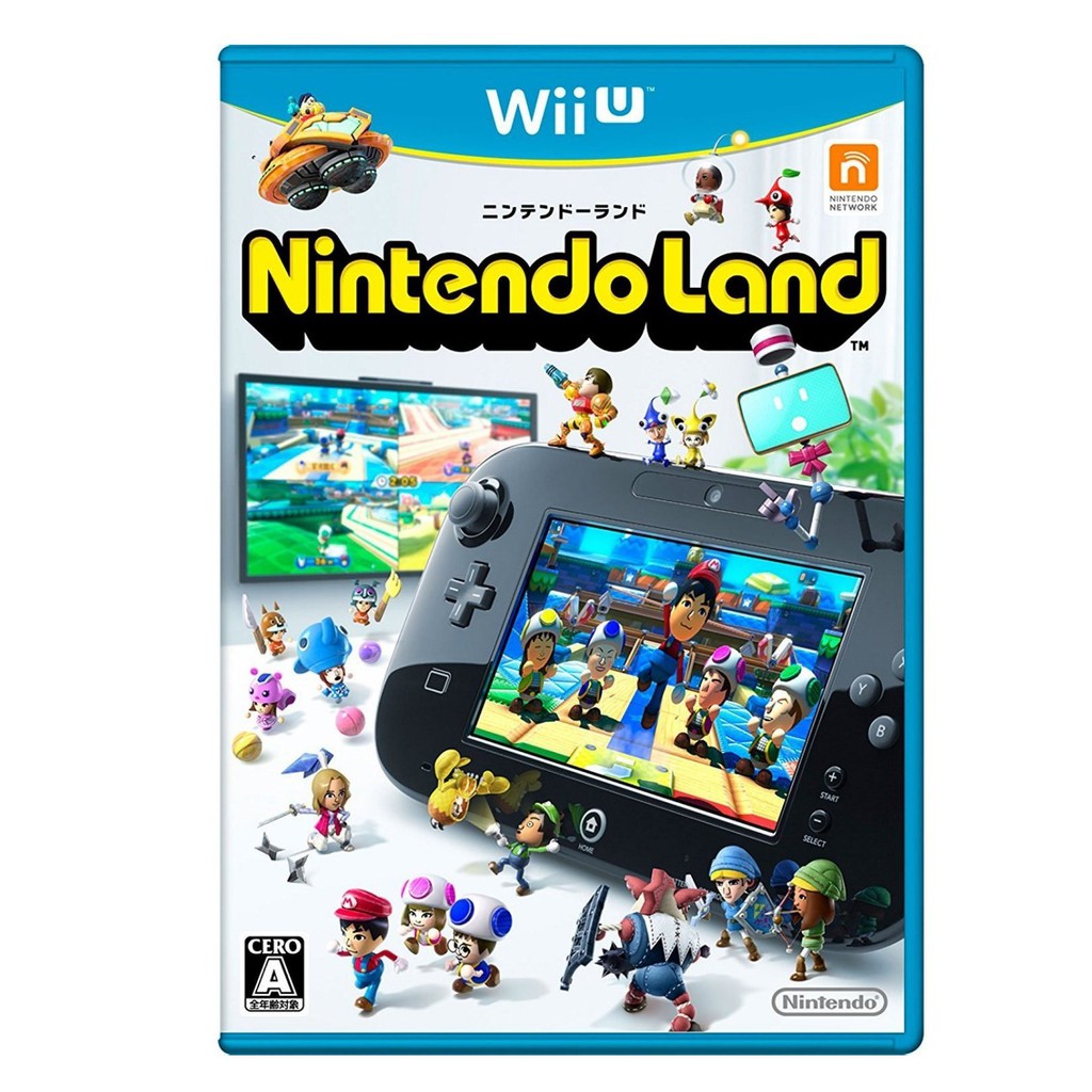 Wiiu 任天堂樂園nintendo Land 純日版全新品派對遊戲 收錄12款遊戲 台中星光電玩 蝦皮購物
