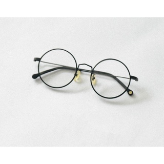 CLASSICO T20 鏡框顏色：消光黑 眼鏡屋 鈦金屬 復古框 純鈦 文青 膠框 手工眼鏡 金屬眼鏡 手造眼鏡 眼鏡