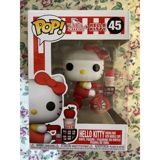 現貨 Funko Kitty 騎腳踏車 日清杯麵 hello kitty 蘋果