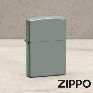 ZIPPO 鼠尾草綠亮漆(素面)防風打火機 經典素面 官方正版 現貨 禮物 送禮 刻字 客製化 終身保固 49843