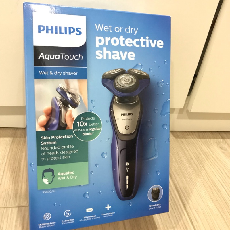 全新 philips 飛利浦 電動刮鬍刀 s5600 附保固書（保固二年）雲嘉可面交