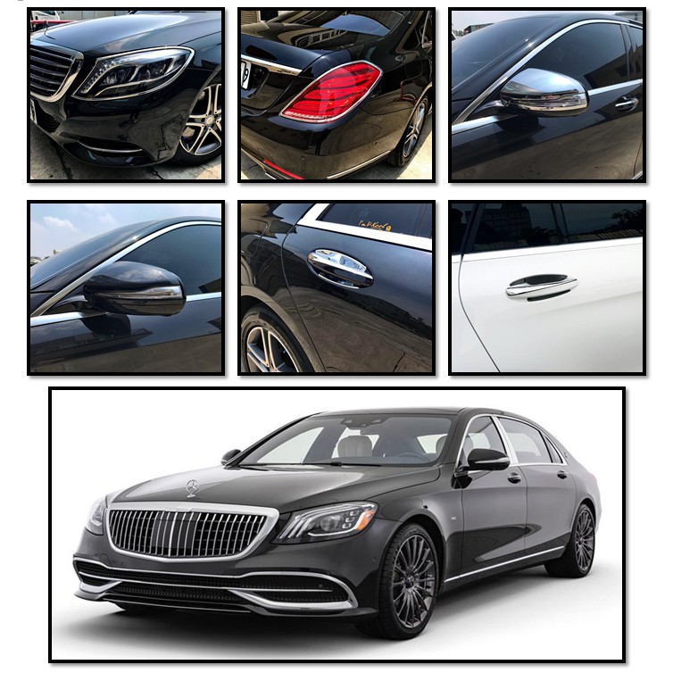 圓夢工廠 Maybach 邁巴赫 2017~20 S560 S650 S680 前燈框 後燈框 後視鏡蓋 車門防刮門碗