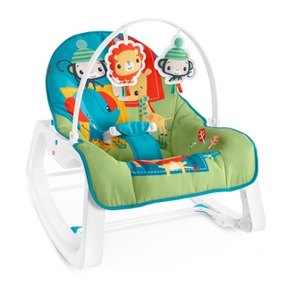 瘋狂寶寶**Fisher-Price 費雪可愛動物震動安撫躺椅(FBEHHB65F)(194732062867)*需宅配