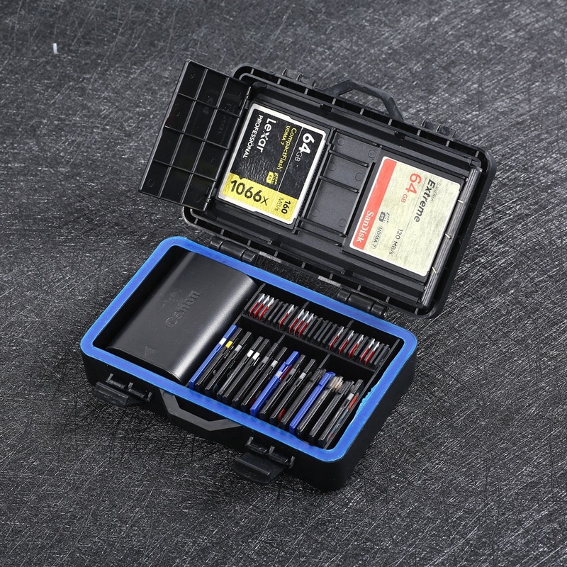 SD卡 記憶卡收納盒 精緻多功能收納盒 可收納電池x1/ CF卡x2/SD卡x15/TF卡x2