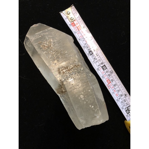 原礦白水晶柱 超大 約13cm 白水晶柱 白水晶 晶柱  沒有附木座 浄化 招財 消磁