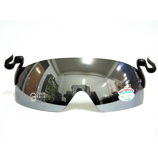 e視網眼鏡【台灣製造檢驗合格一片式夾帽設計夾帽式(棒球帽)專用UV400太陽眼鏡