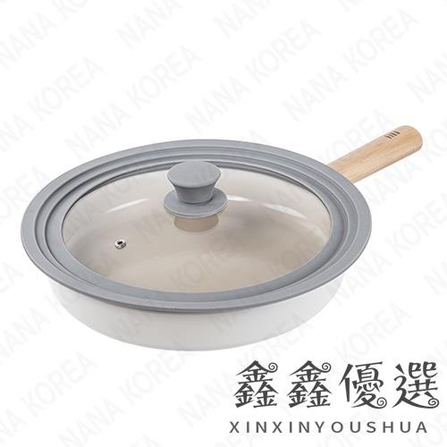 【現貨免運】Neoflam FIKA IH感應不沾塗層炒鍋Wok 平底鍋Pan含矽膠鍋蓋鑫鑫玩具大全