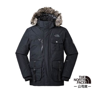 【美國 The North Face】男款 防風防水透氣連帽外套(大口袋設計) 600鵝絨填充 3L71 黑