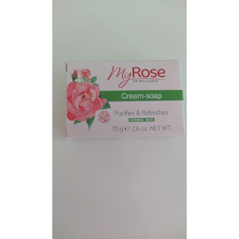 全新 保加利亞My rose 經典玫瑰乳霜皂 75g 原價630元 一折出清