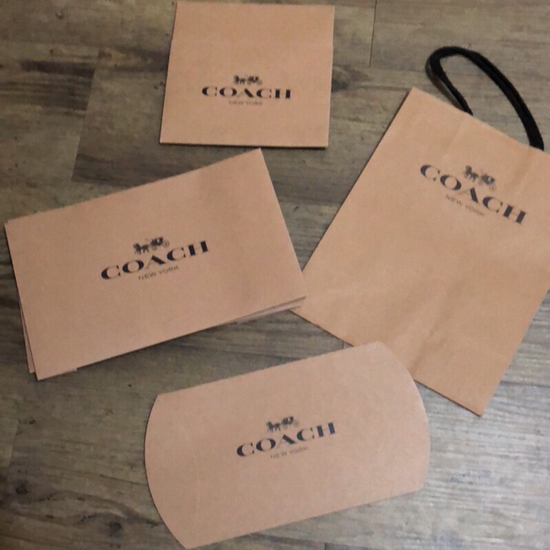 Coach大紙盒+紙袋