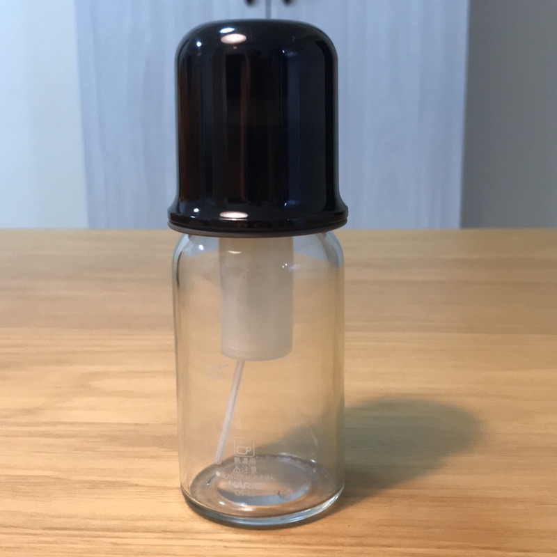 HARIO 耐熱玻璃噴霧式噴油罐 60ml 噴霧罐/烤箱/氣炸鍋/霧狀噴油瓶/低油料理 二手