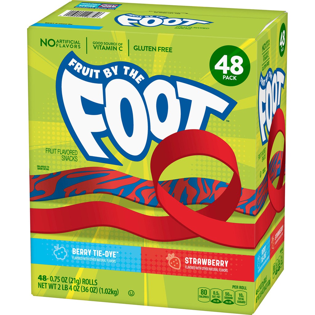 【山姆柑仔店】◎現貨◎ 48一盒 Fruit by the foot 水果捲尺糖