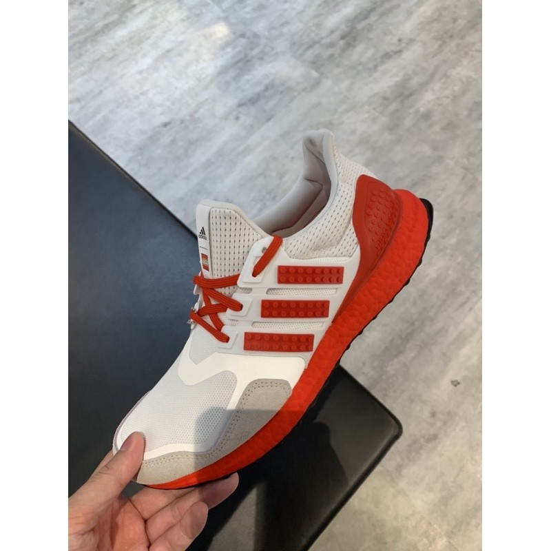 ADIDAS ULTRABOOST DNA X LEGO 白 紅 樂高 慢跑鞋 男女 H67955