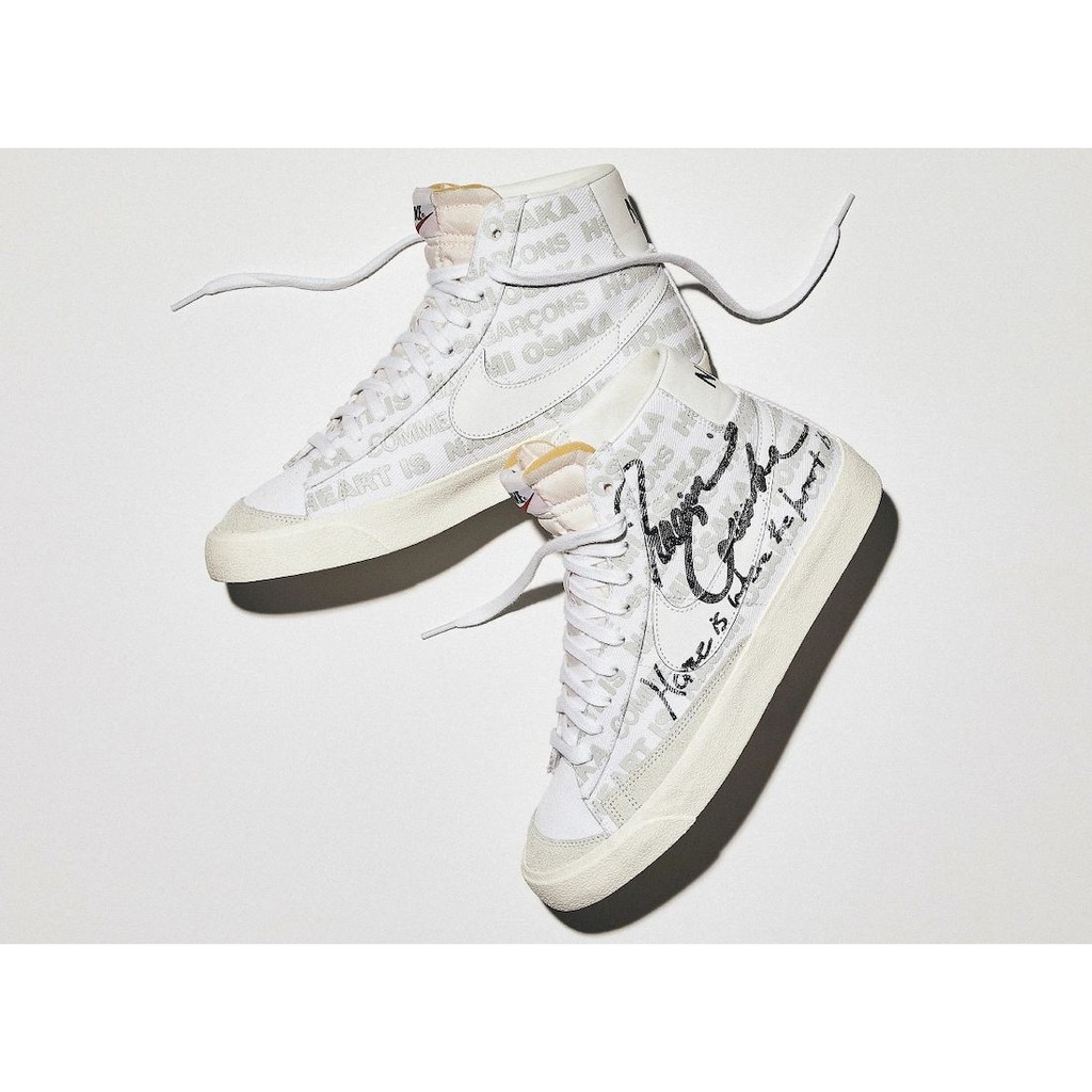 【S.M.P】CDG x Naomi Osaka x Nike Blazer Mid 白 聯名 DA5383-100