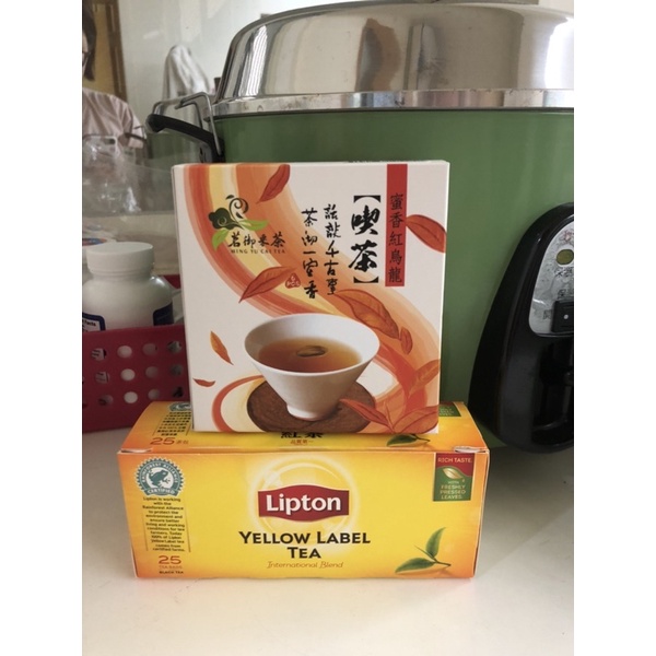 立頓黃牌紅茶+蜜香紅烏龍