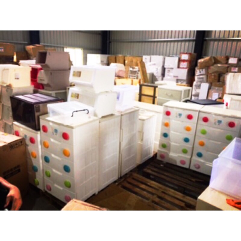 ［全新NG福利品庫存出清］日本 IRIS 米色天板鈕扣四、五層各款式收納櫃 整理櫃 抽屜櫃 衣物櫃