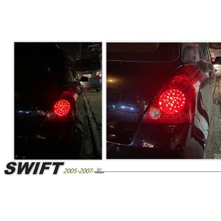 JY MOTOR 車身套件~SUZUKI SWIFT-06年 雨燕 原廠型 紅白 LED 尾燈 一邊 1300