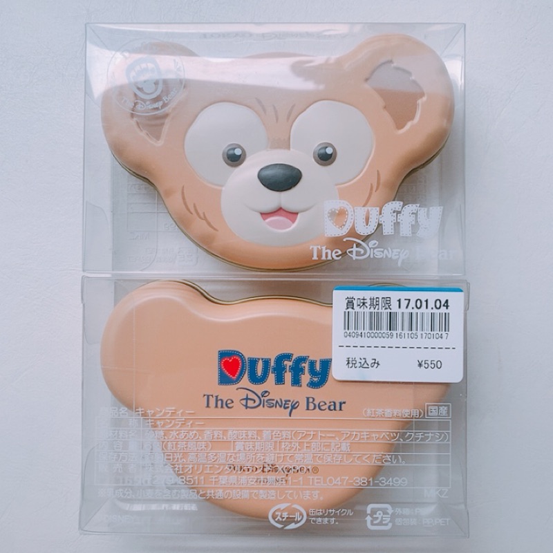Disney日本東京迪士尼海洋樂園限定正品 Duffy達菲熊 造型收納鐵盒 超可愛糖果罐（不含食品）