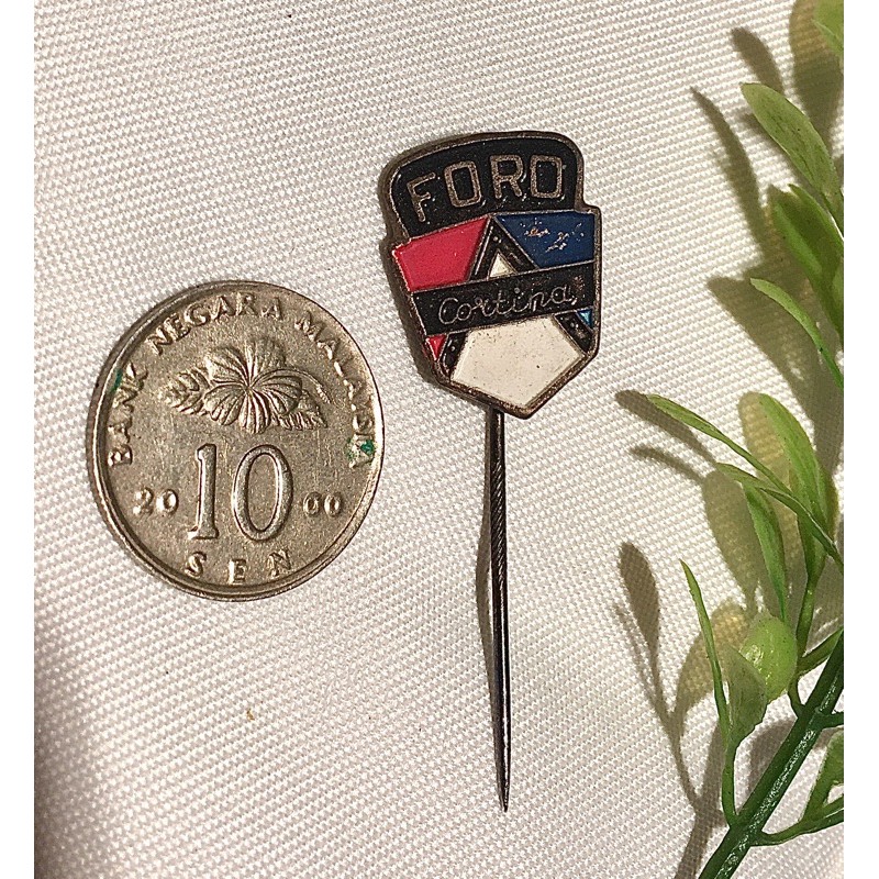 🇪🇺 Ford 福特 Cortina 汽車 品牌 徽章 胸針 老爺車 老車 古董車 1960s 60年代