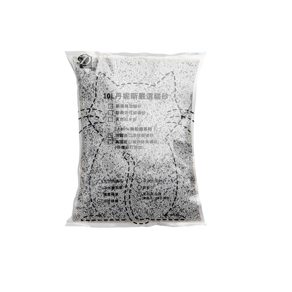 天然嚴選活性炭貓砂(4.7KG/包)  此為1包價格 丹妮斯寵物 活性碳 除臭