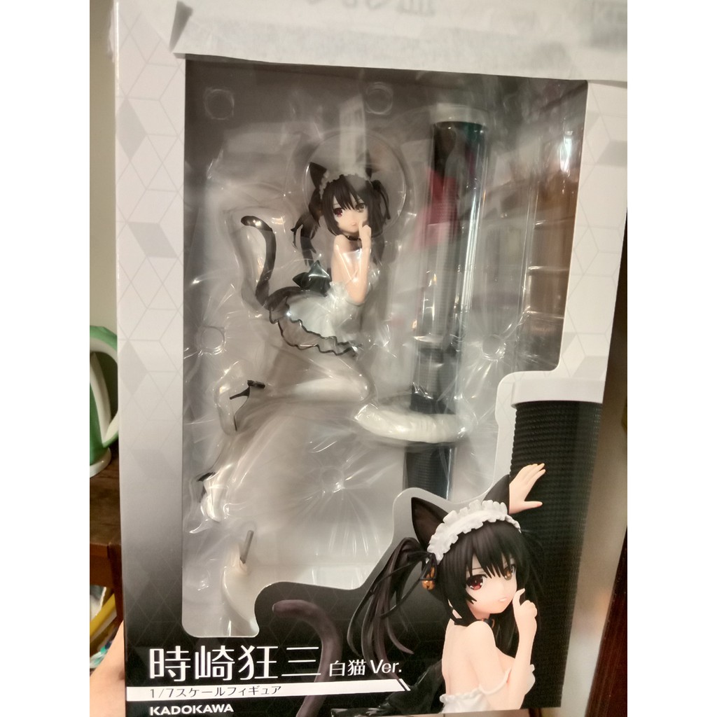 約會大作戰 時崎狂三 貓耳 內衣 白貓 Ver 1/7 PVC